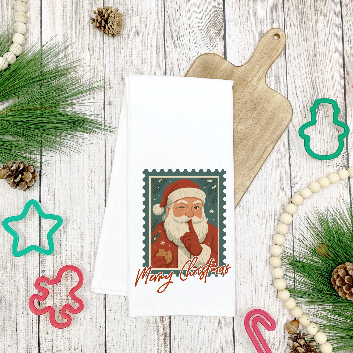 Secret Santa Tea Towel Transfer