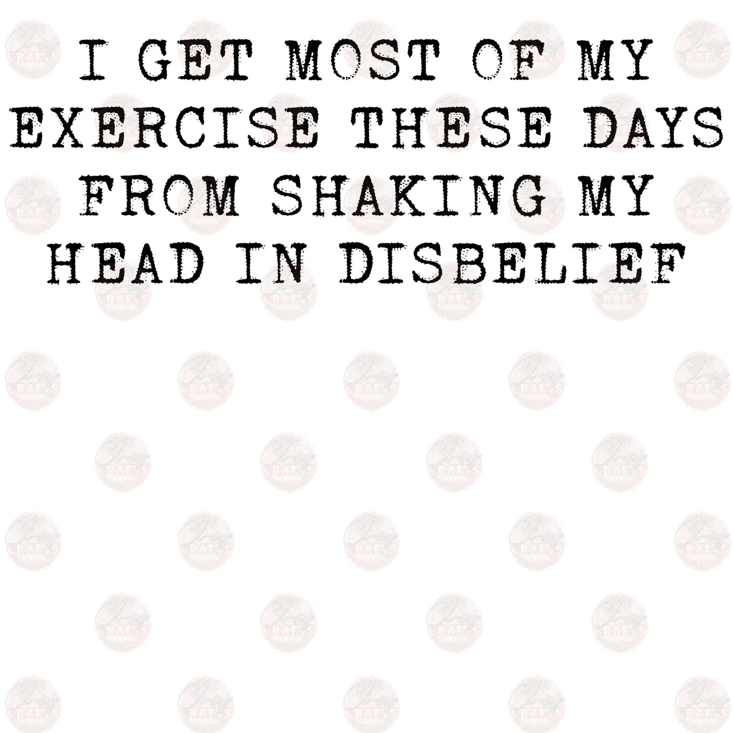 Shaking My Head Transfer