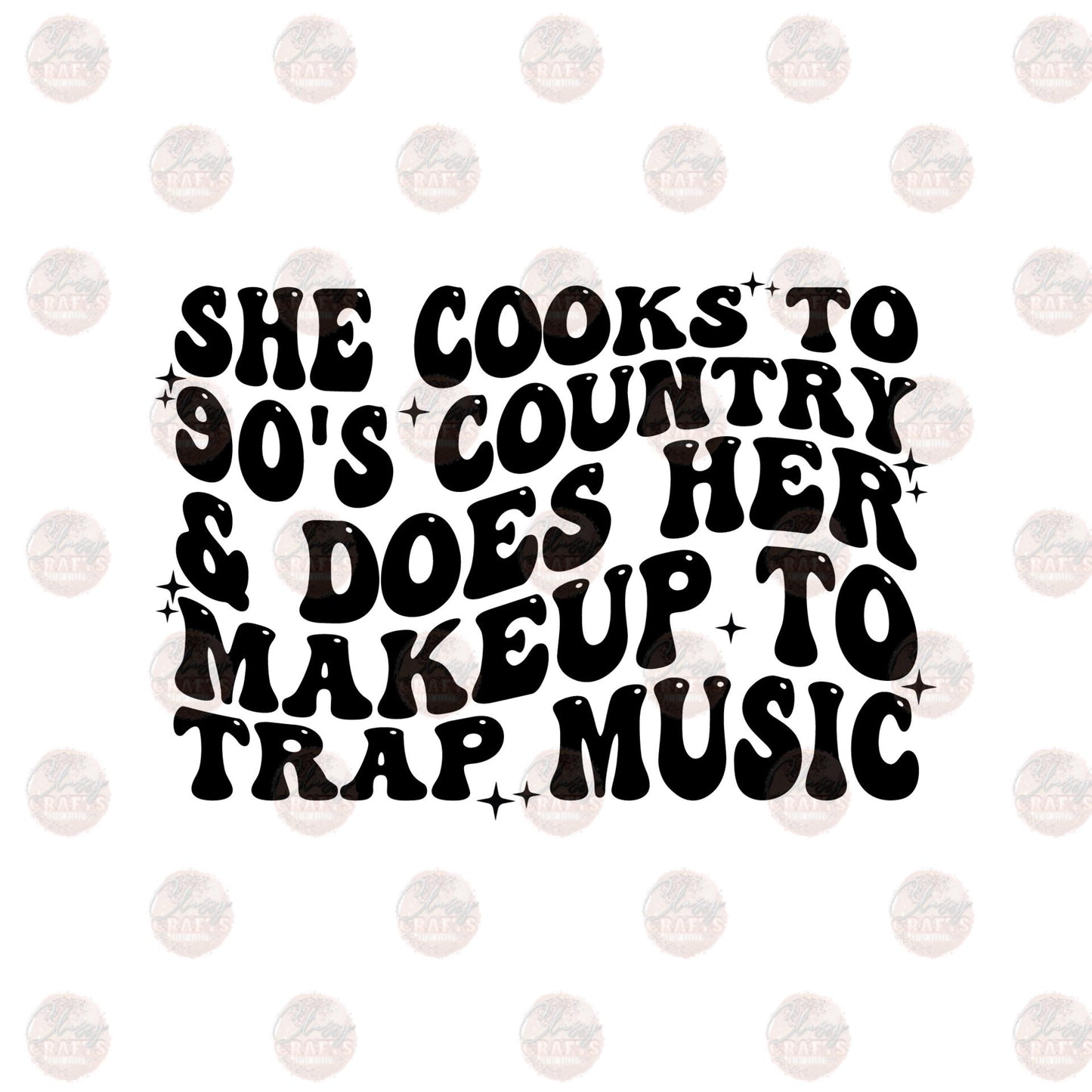 She Cooks To 90s Country & Does Her Make To Trap Music Transfer