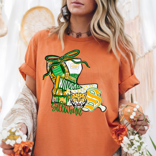 Silliman Wildcats Game Day Coquette Transfer