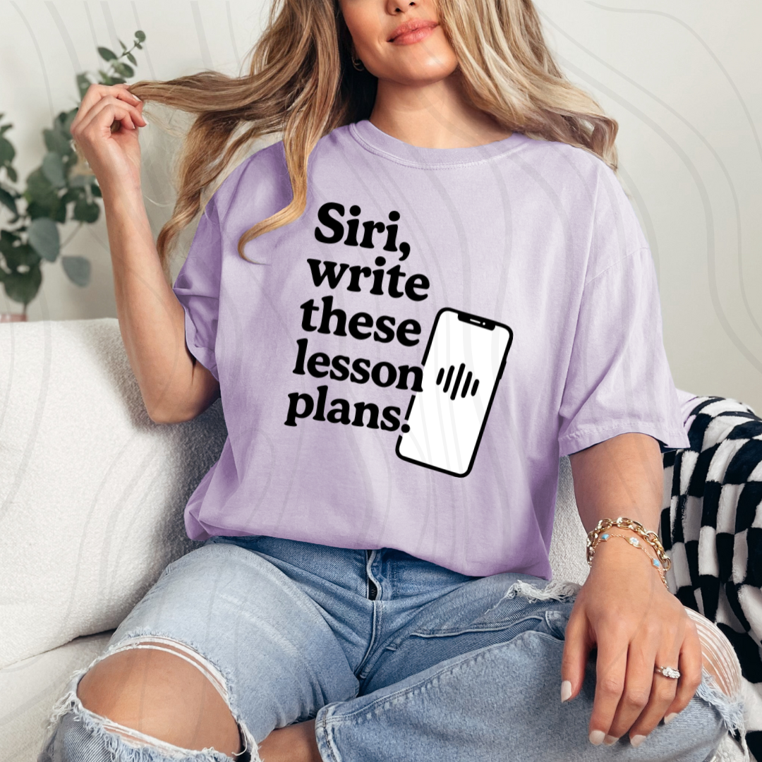 Siri Write These Lesson Plans Transfer