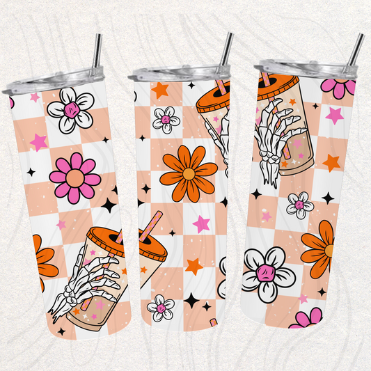 Skellie Hand Iced Coffee Seamless Transfer