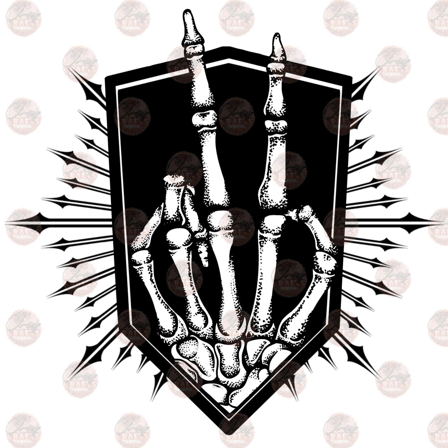 Skellie Peace Sign Transfer