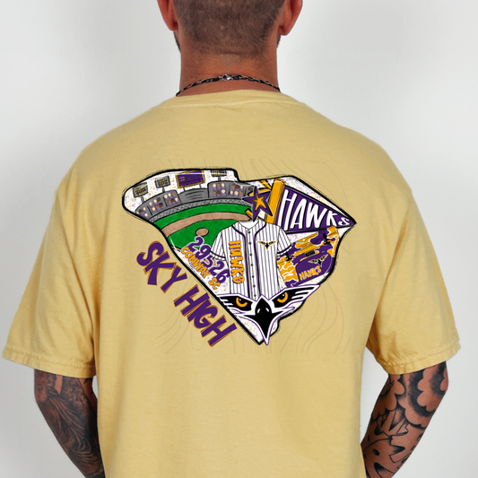 Sky High Hawks UNISEX Game Day Coquette Transfer
