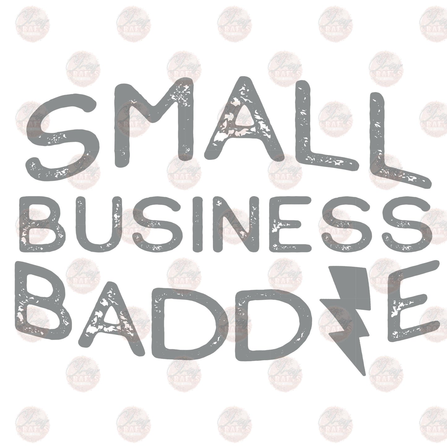 Small Business Baddie Silver Transfer