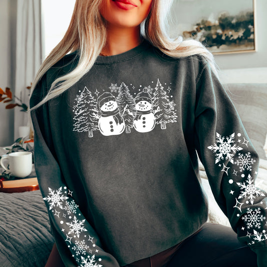 Snowmen And Trees Transfer