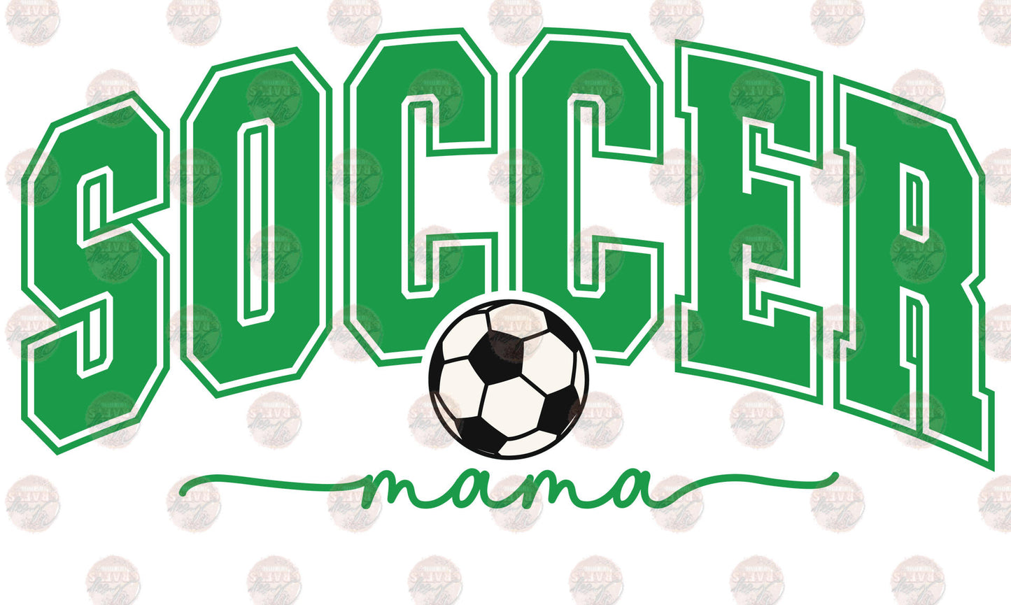 Soccer Mama Green Transfer