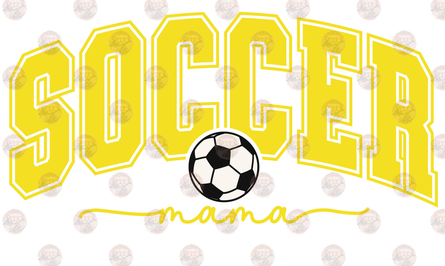 Soccer Mama Yellow Transfer