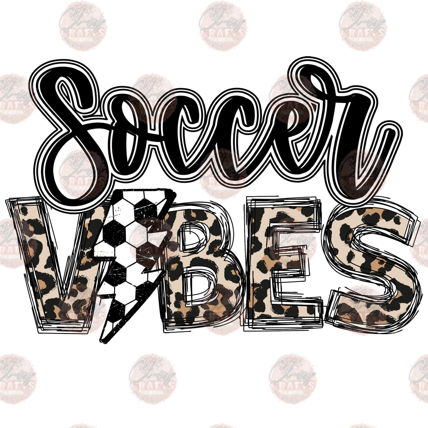 Soccer Vibes Retro Transfer