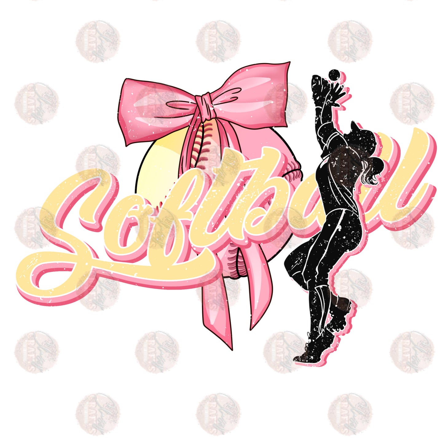 Softball Bow 2 Transfer