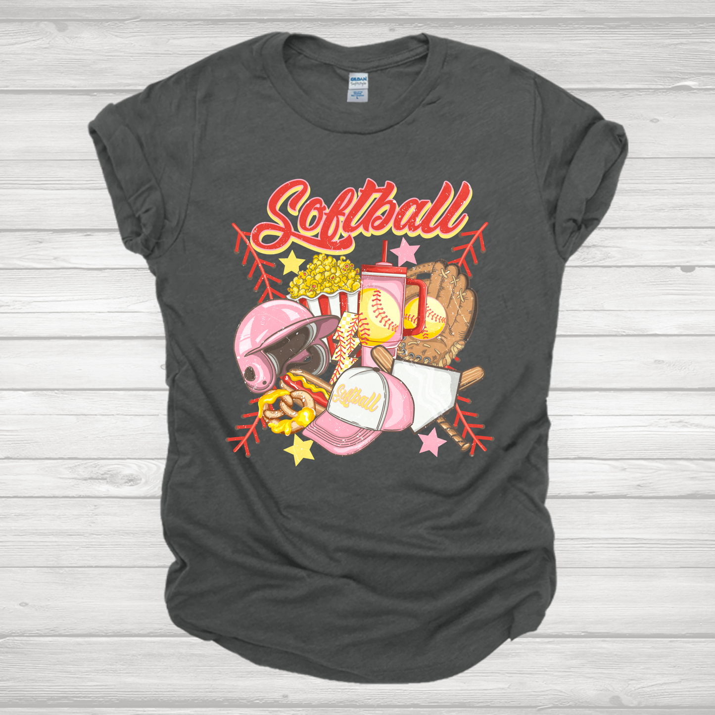 Softball Mute Colors Transfer