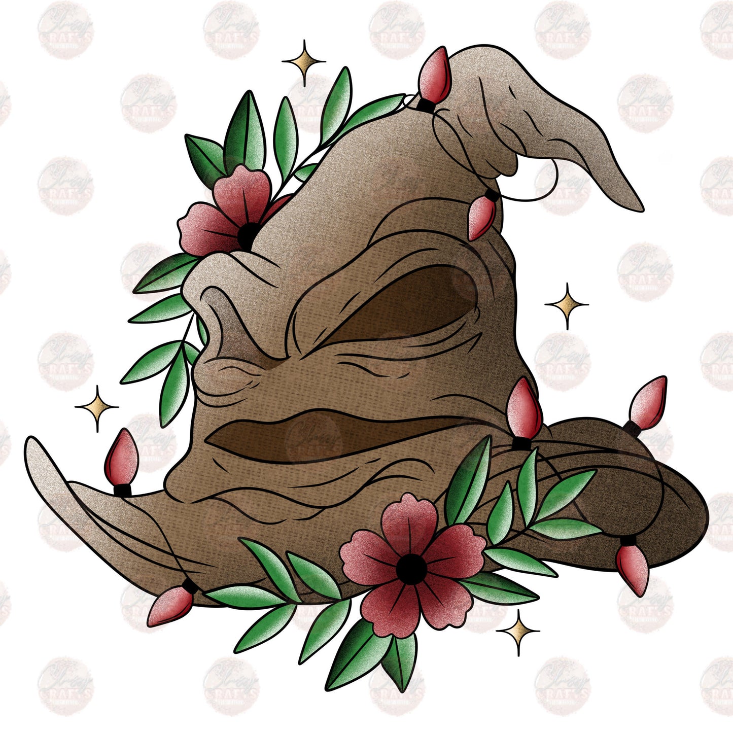 Sorting Hat - Christmas - Transfer