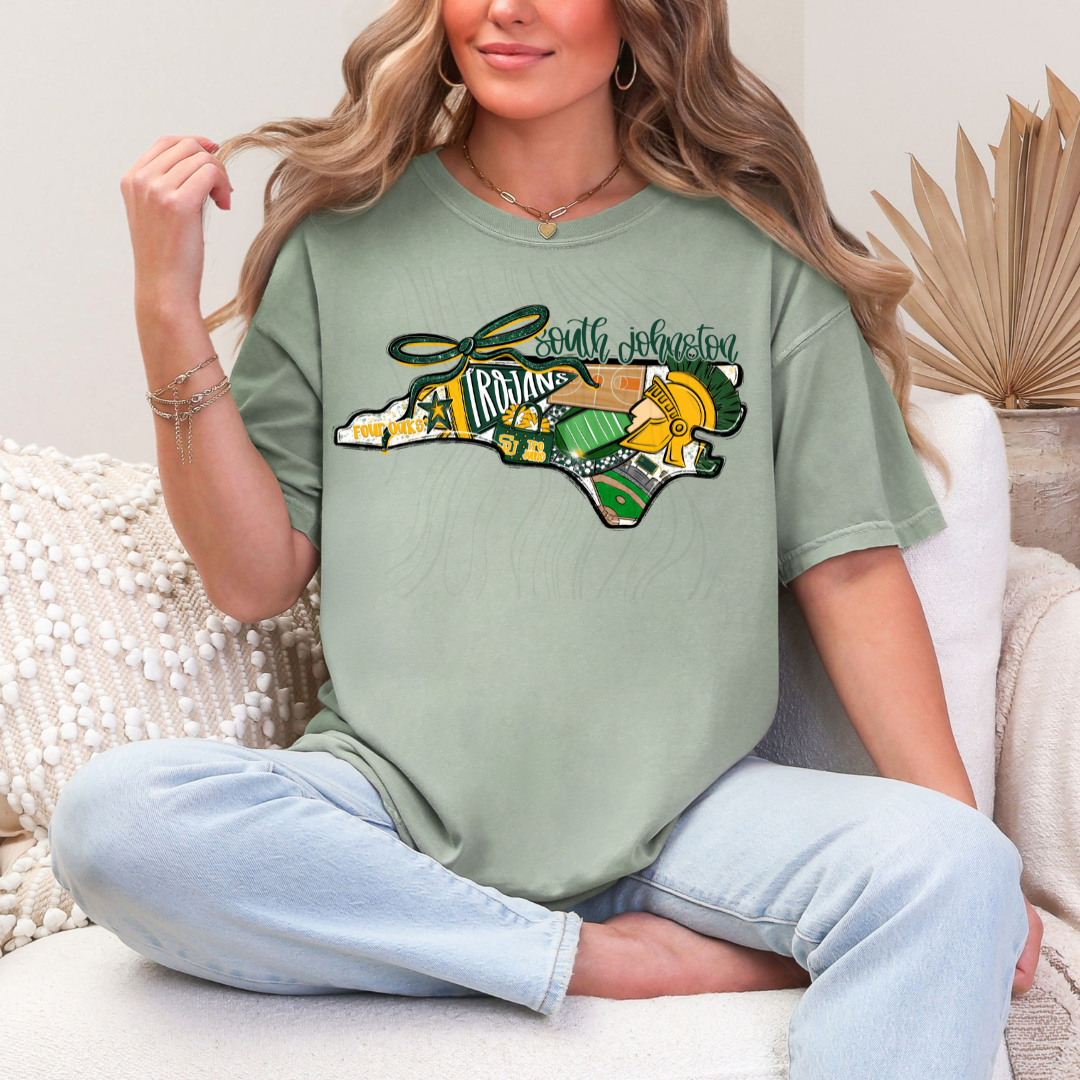 South Johnston Trojans Game Day Coquette Transfer