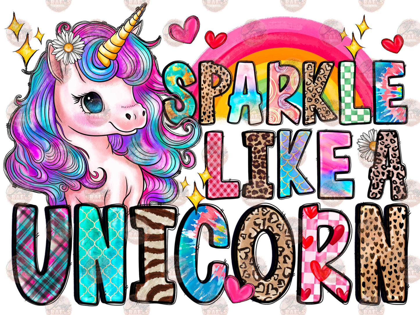 Sparkle Like A Unicorn Transfers