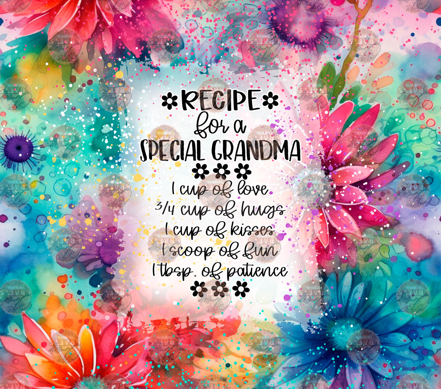 Special Grandma Tumbler Wrap