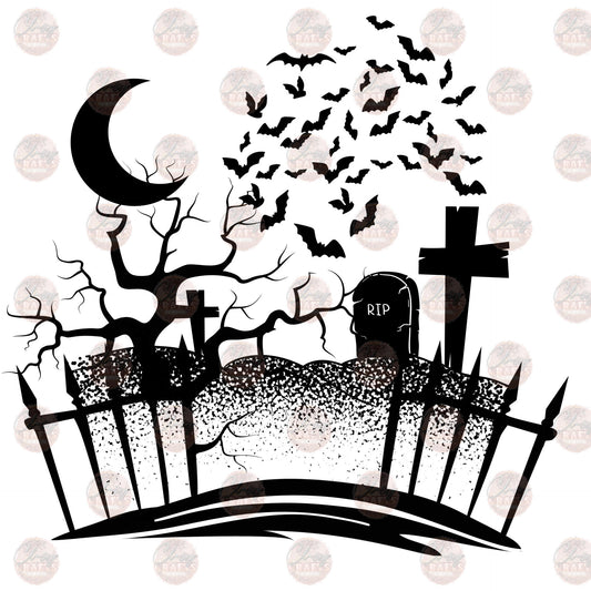 Spooky Graveyard - Sublimation Transfer
