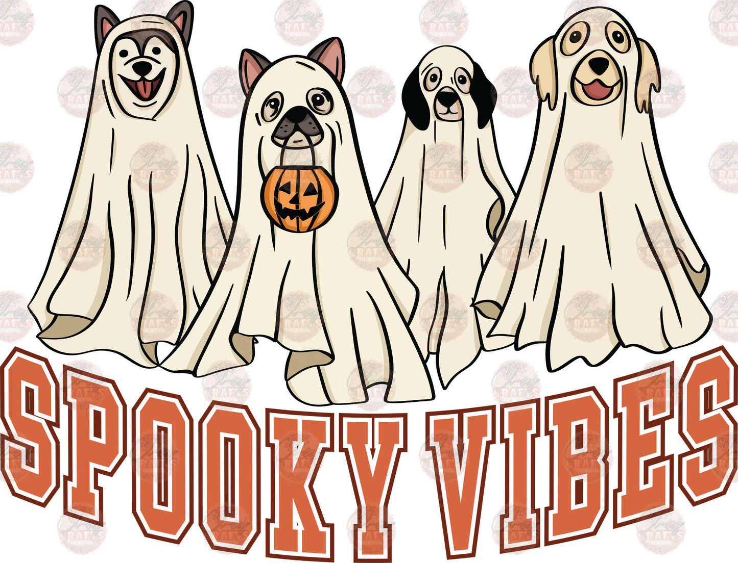 Spooky Vibes Dog Transfer