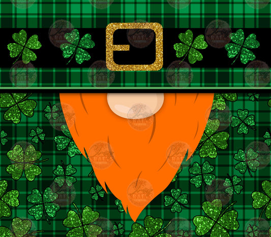 St. Patrick's Leprechaun Tumbler Wrap - Sublimation Transfer