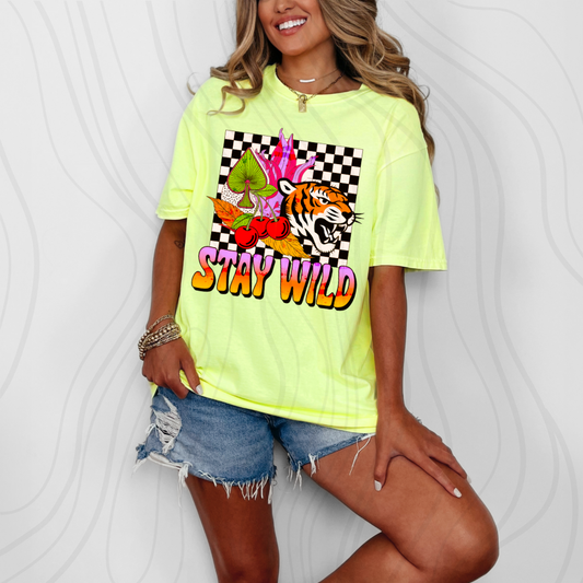 Stay Wild Checker Transfer