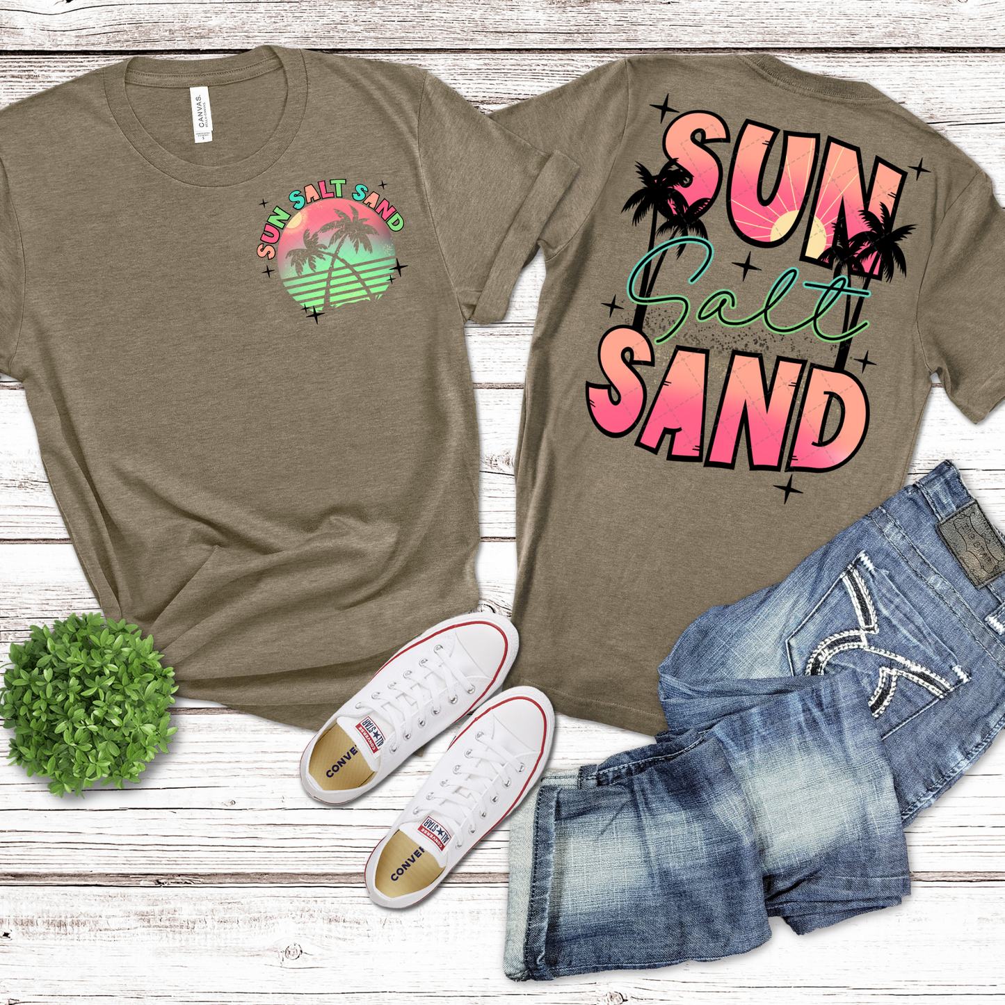 Sun Salt Sand **TWO PART* SOLD SEPARATELY** Transfer