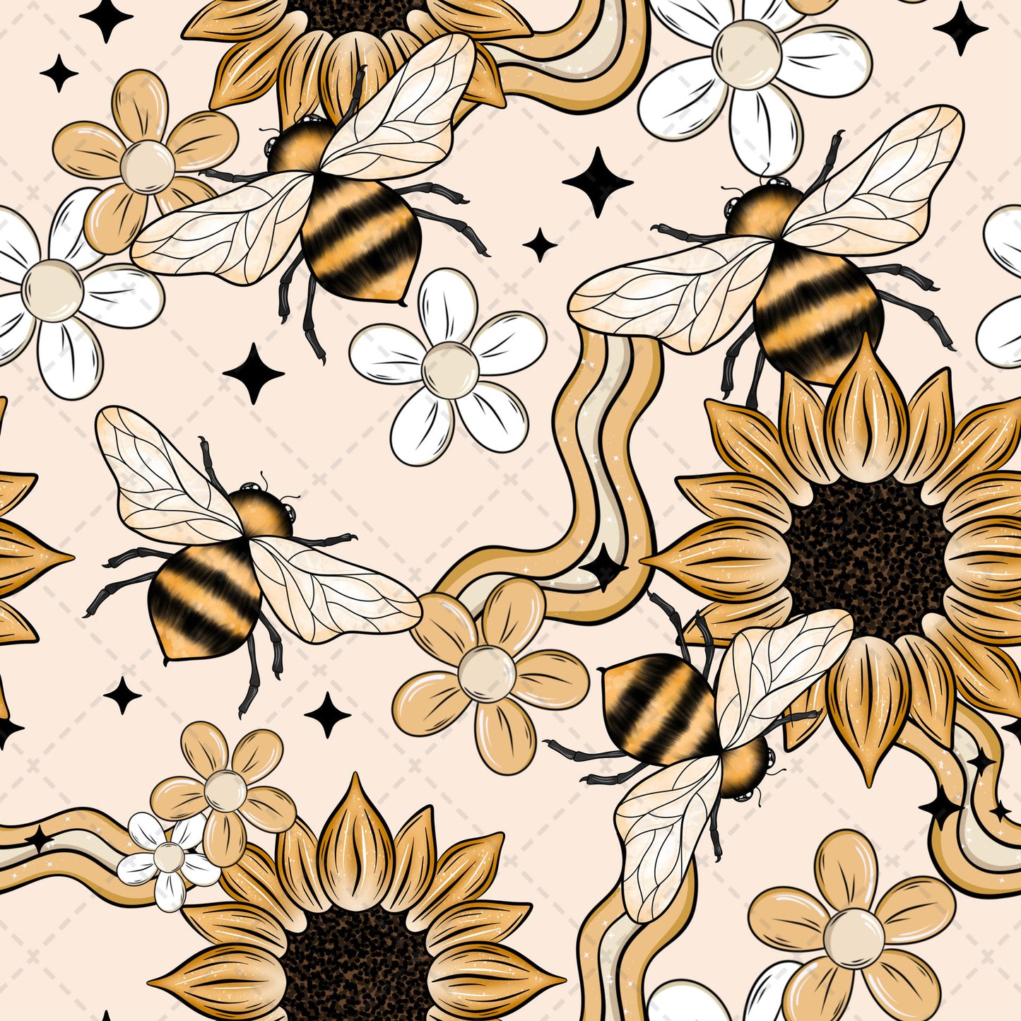 Sunflower Bee Tumbler Wrap