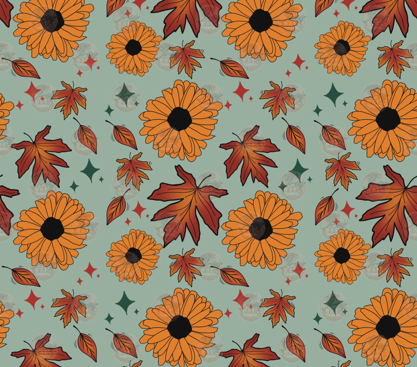 Sunflower Fall Tumbler Wrap