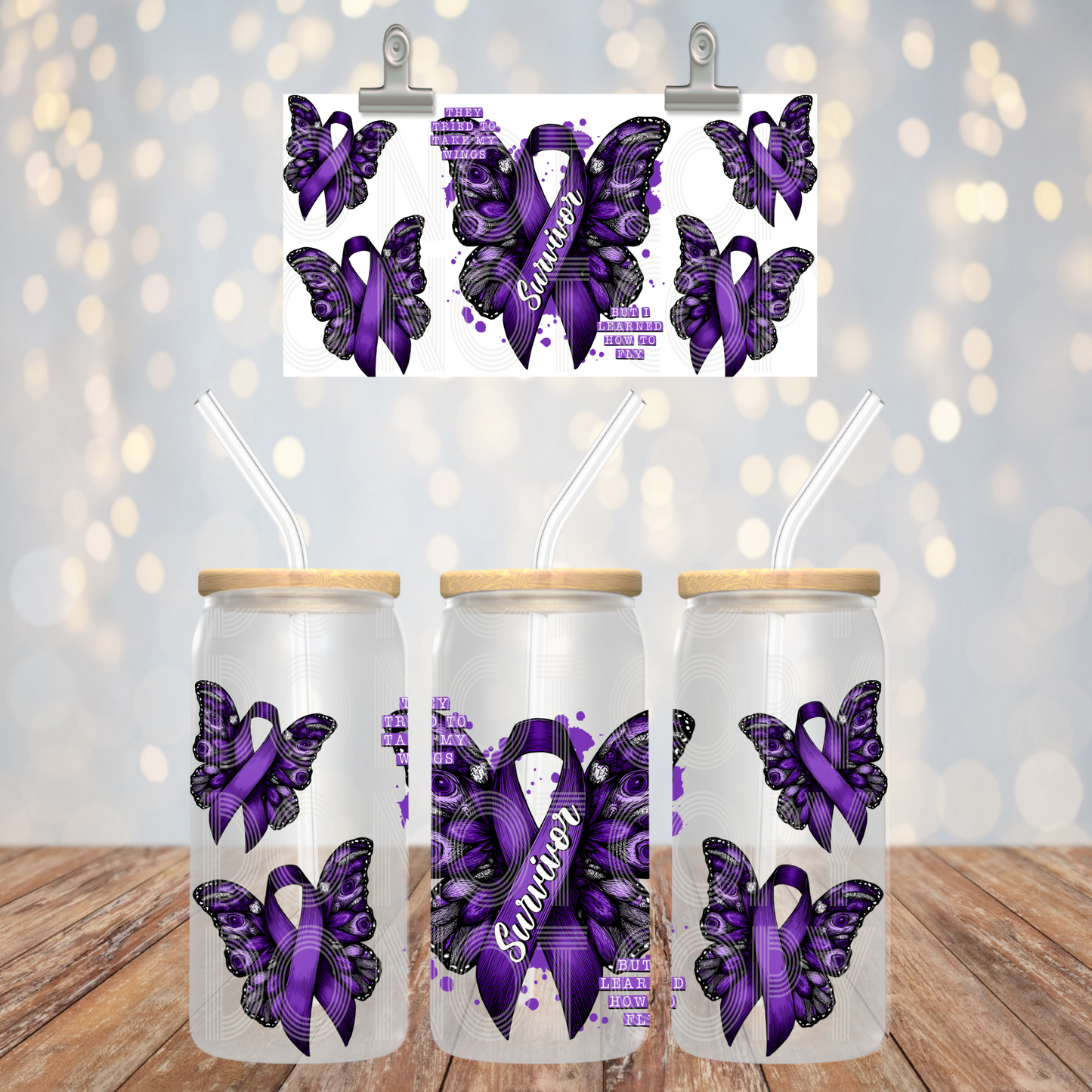 Survivor 16oz Libbey Wrap Transfer