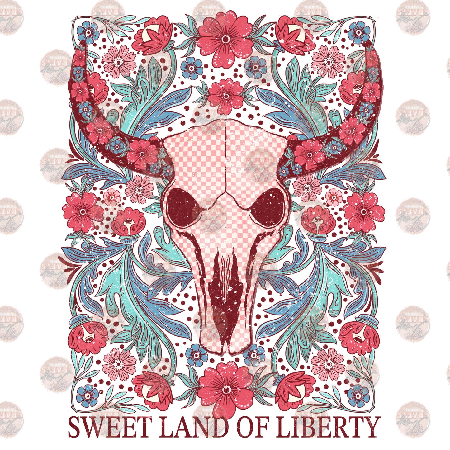 Sweet Liberty Boho Transfer