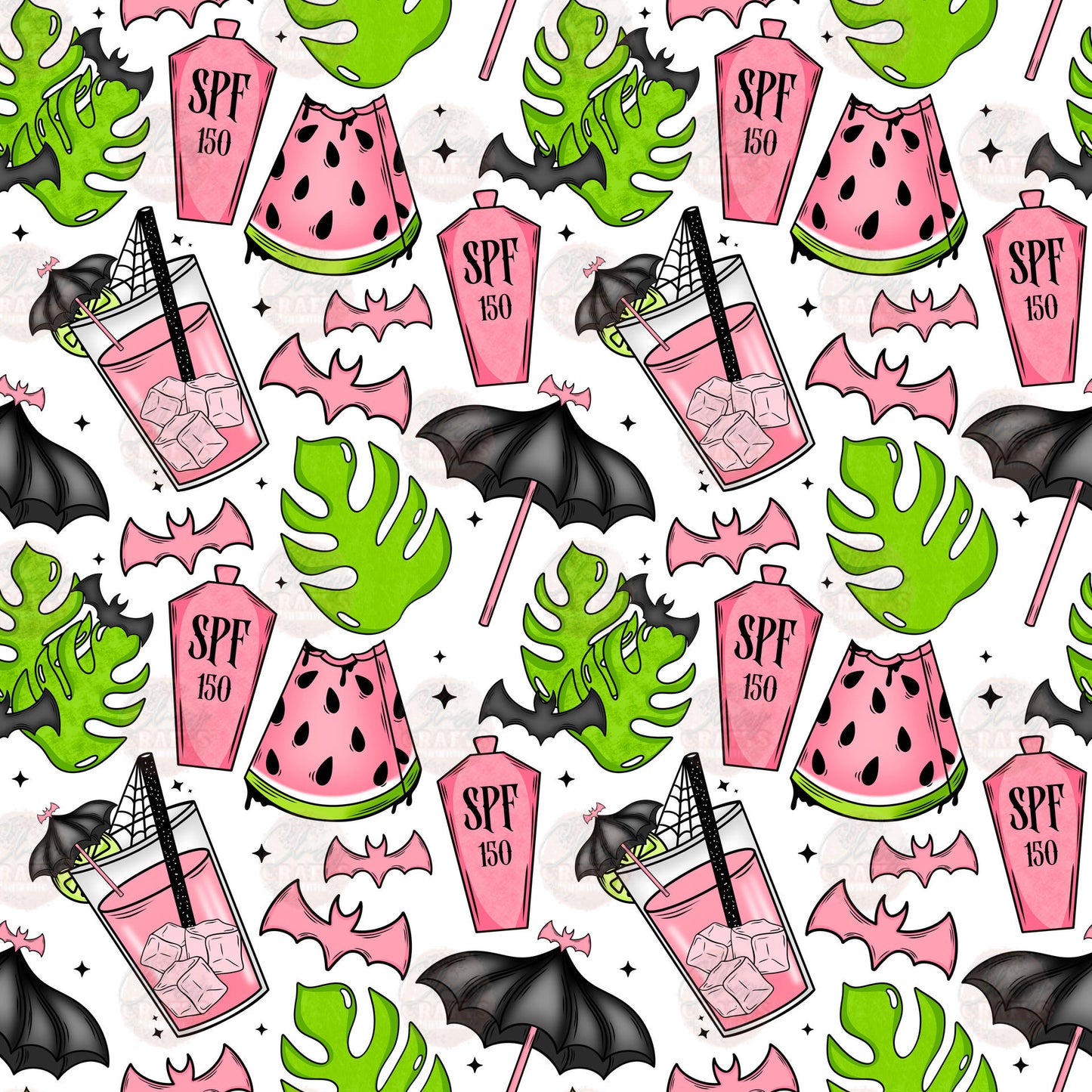 Sweet Spooky Summertime Seamless Wrap