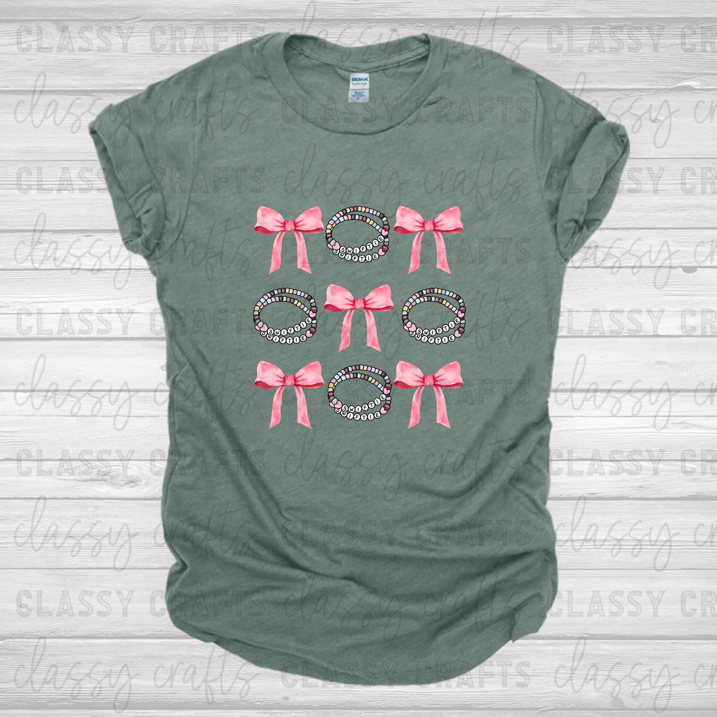 T.S. Bracelets and Bows Transfer