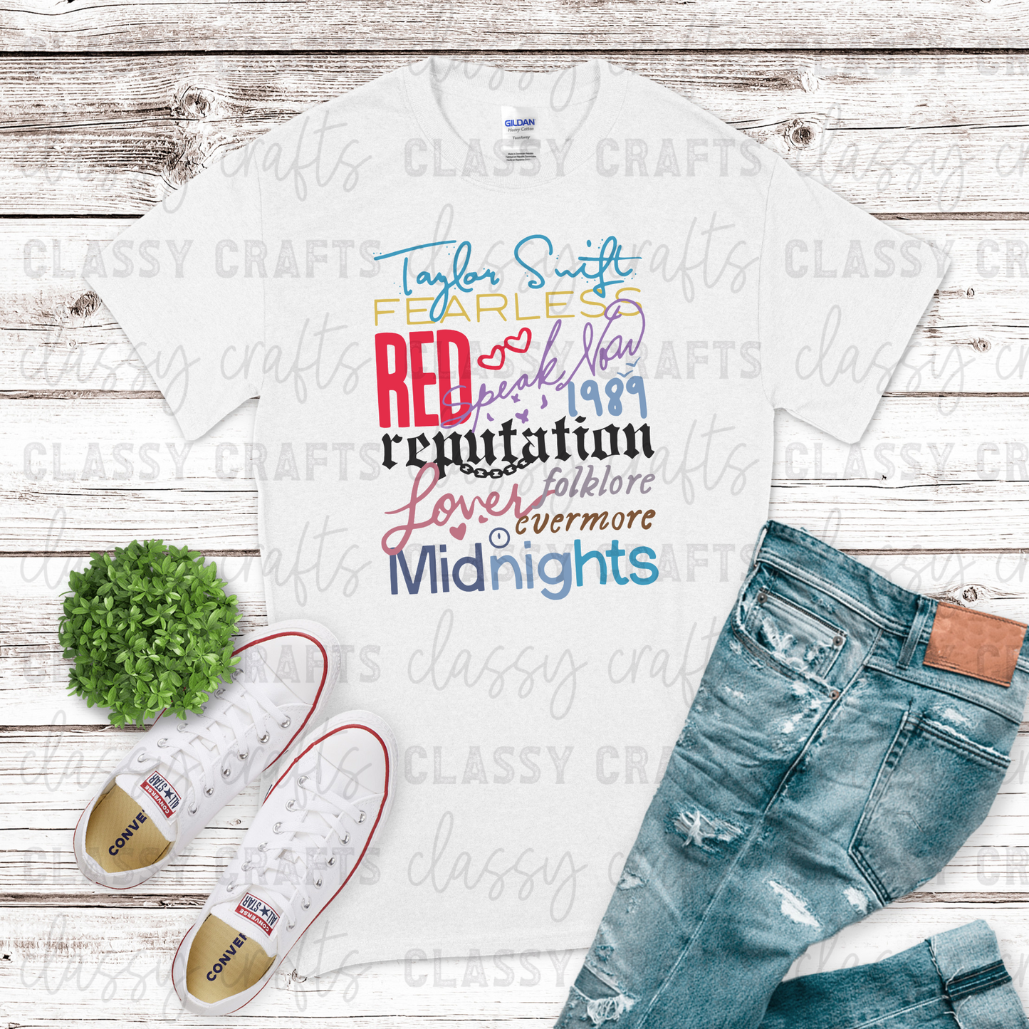 T.S. Word Collage Transfer