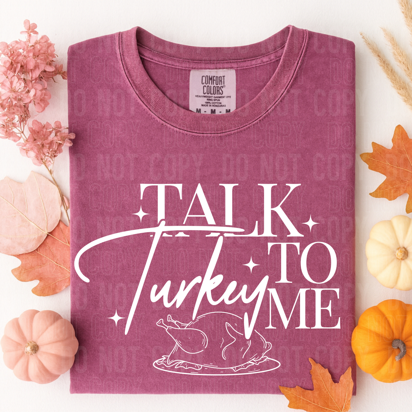 TALK TURKEY TO ME BLACK TRANSFER