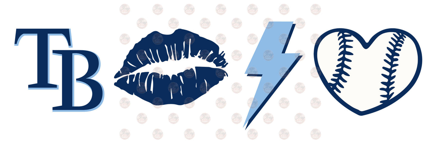 TB Retro Baseball Transfer