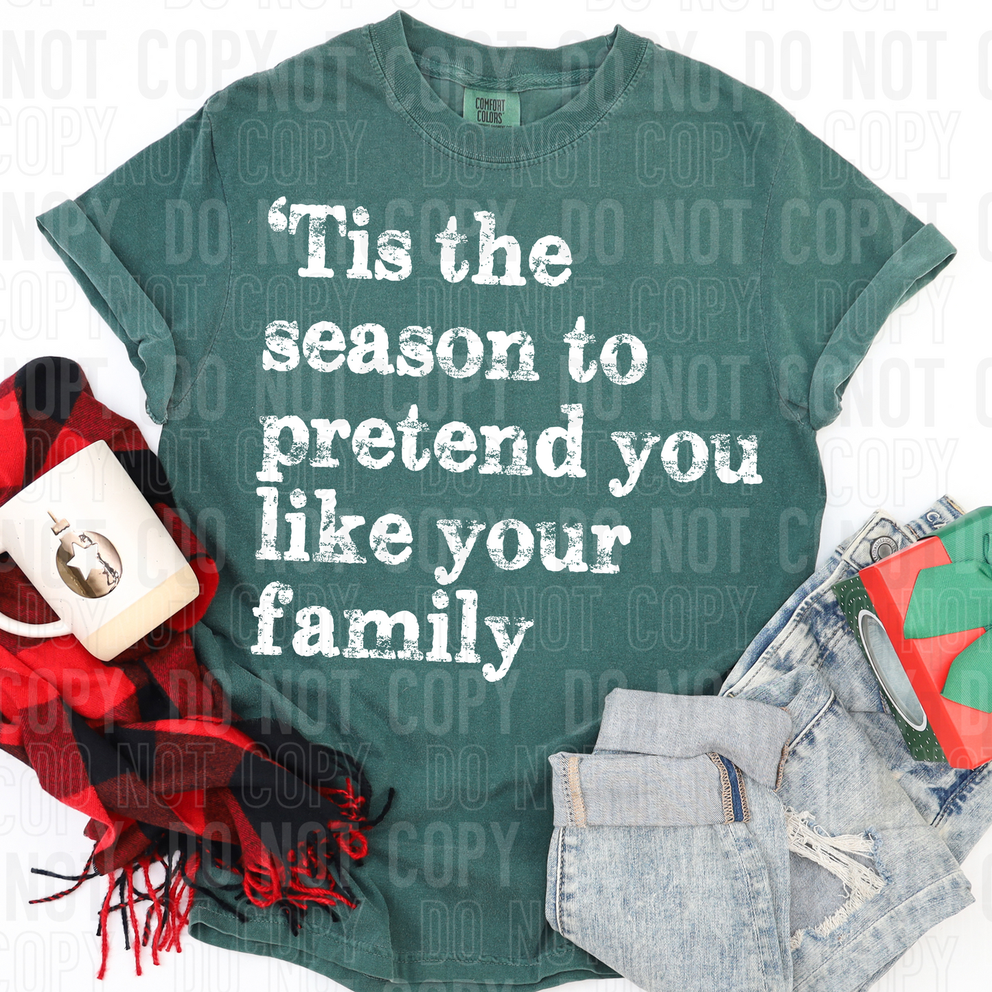 TIS THE SEASON TO PRETEND YOU LIKE YOUR FAMILY TRANSFER