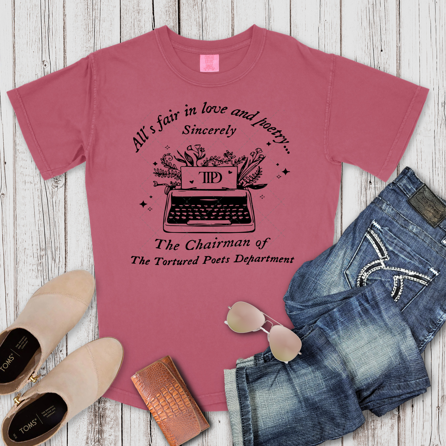 TTPD Typewriter Black Transfer