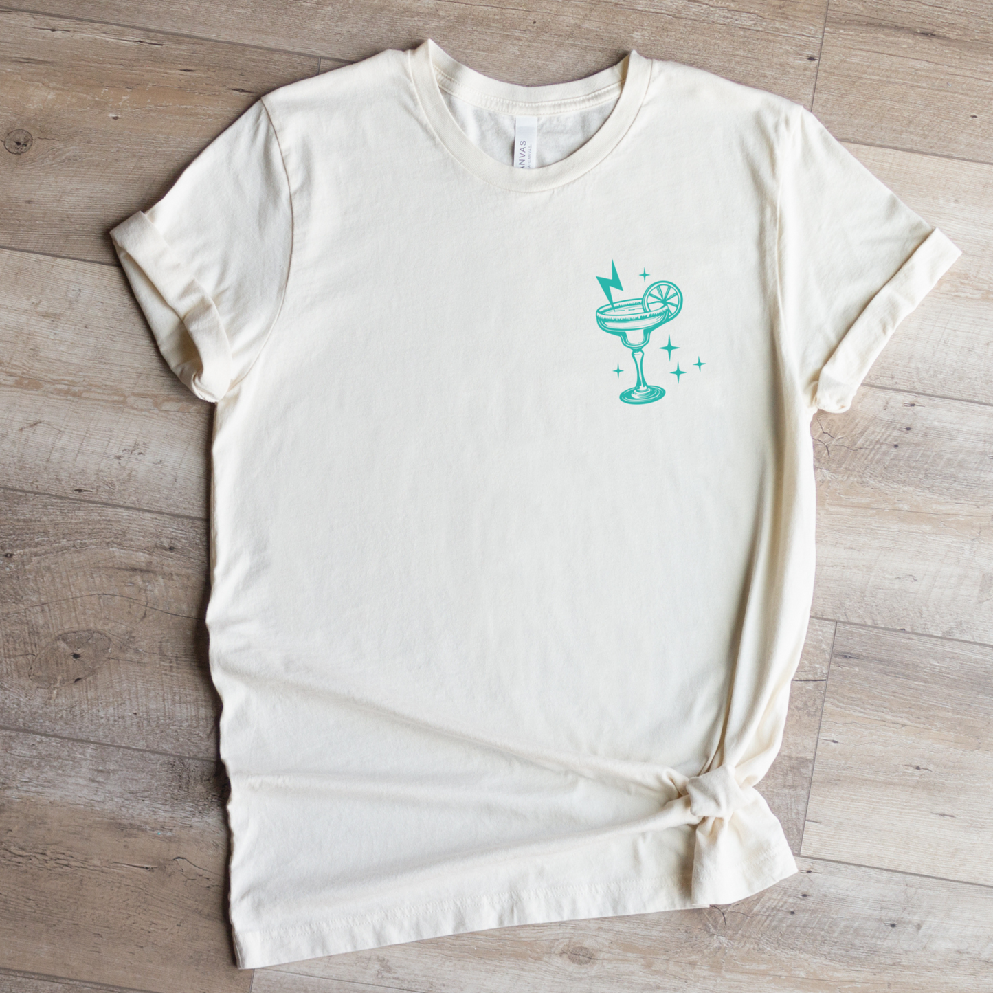 Tanned and Tipsy Teal Two Part **Sold Separately** Transfer