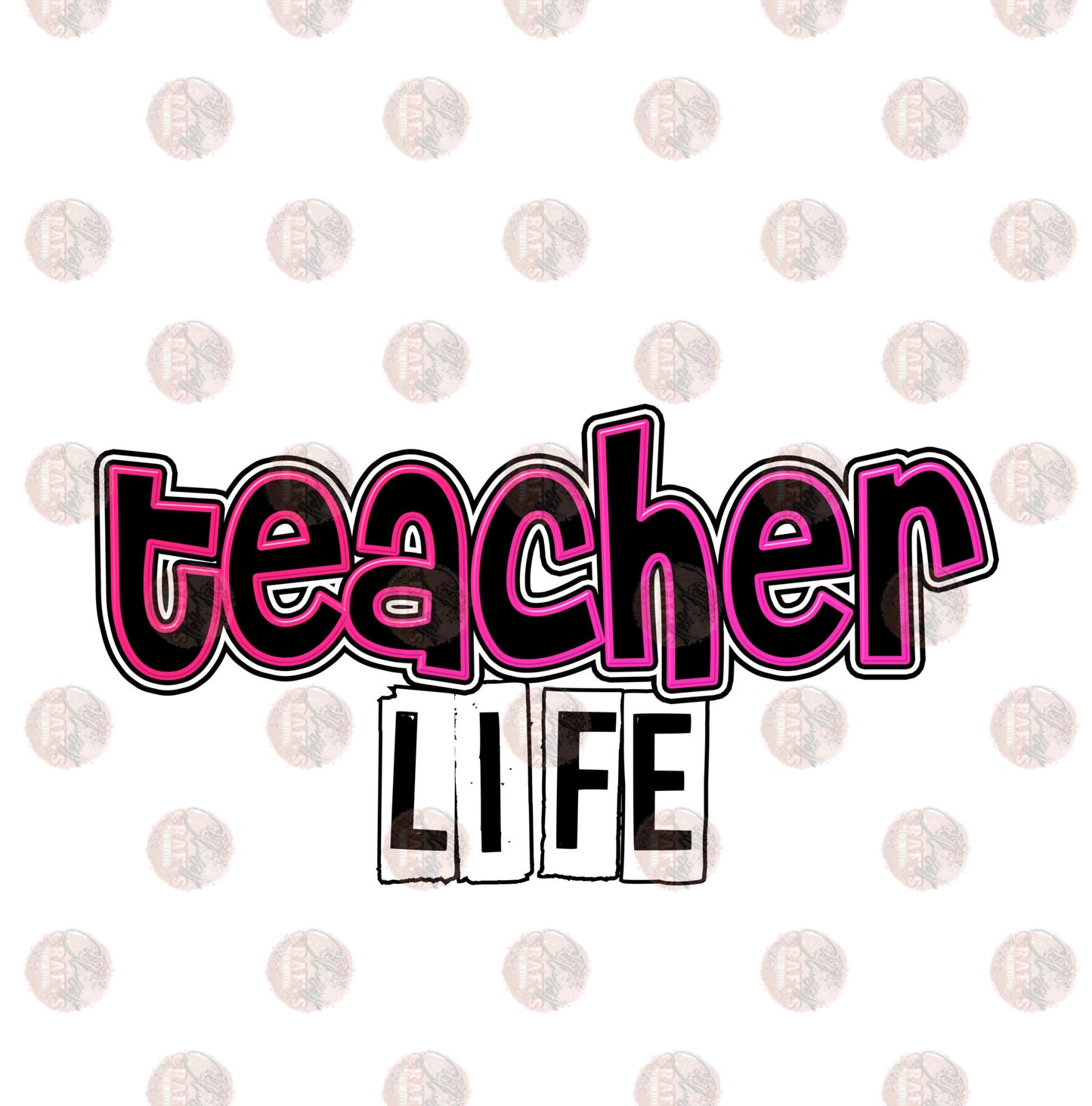 Teacher Life Matching Pocket Transfer