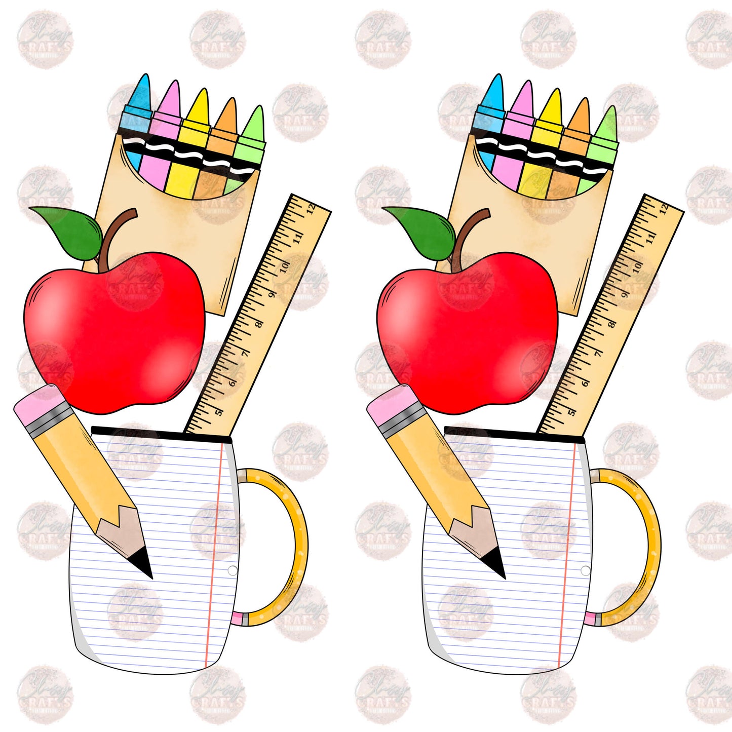 Teacher Things Sleeve Transfer