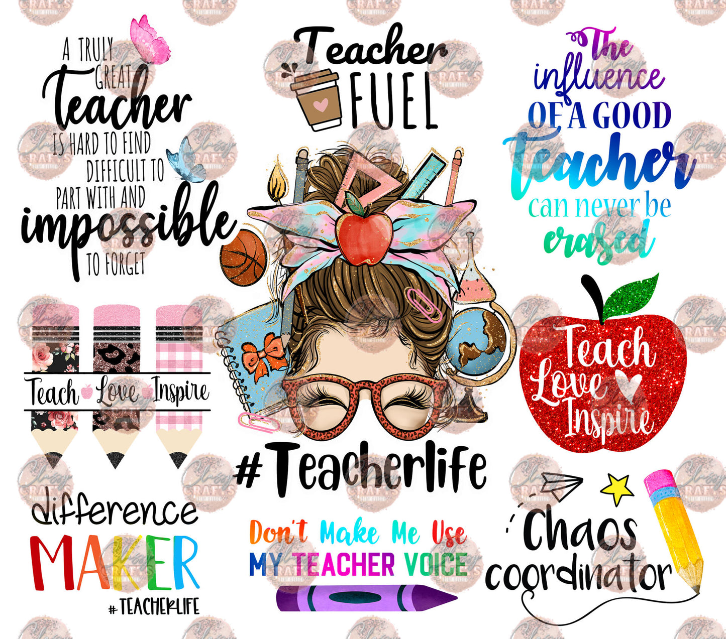 #Teacher Tumbler Wrap