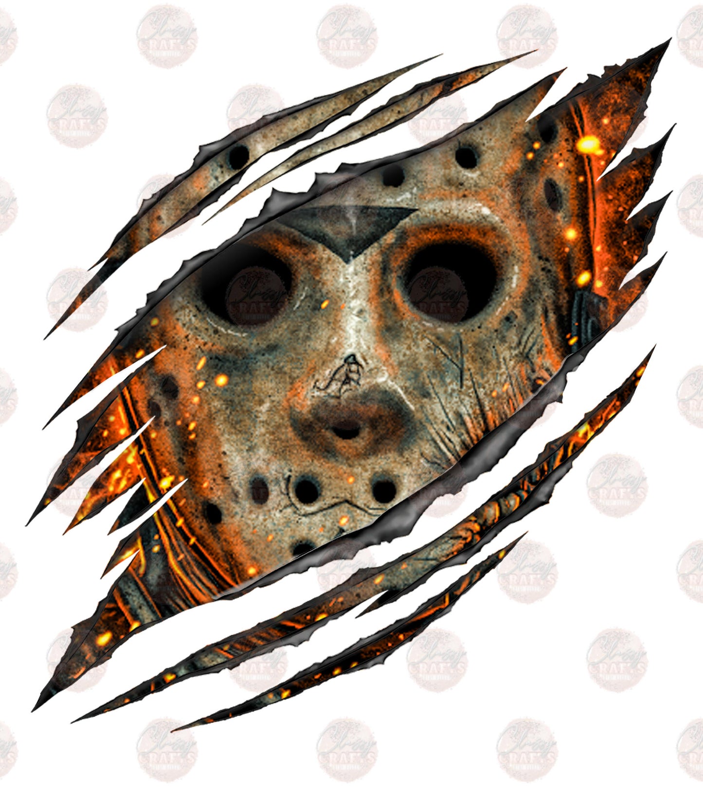 The Flamming Masked Man Slash Transfer