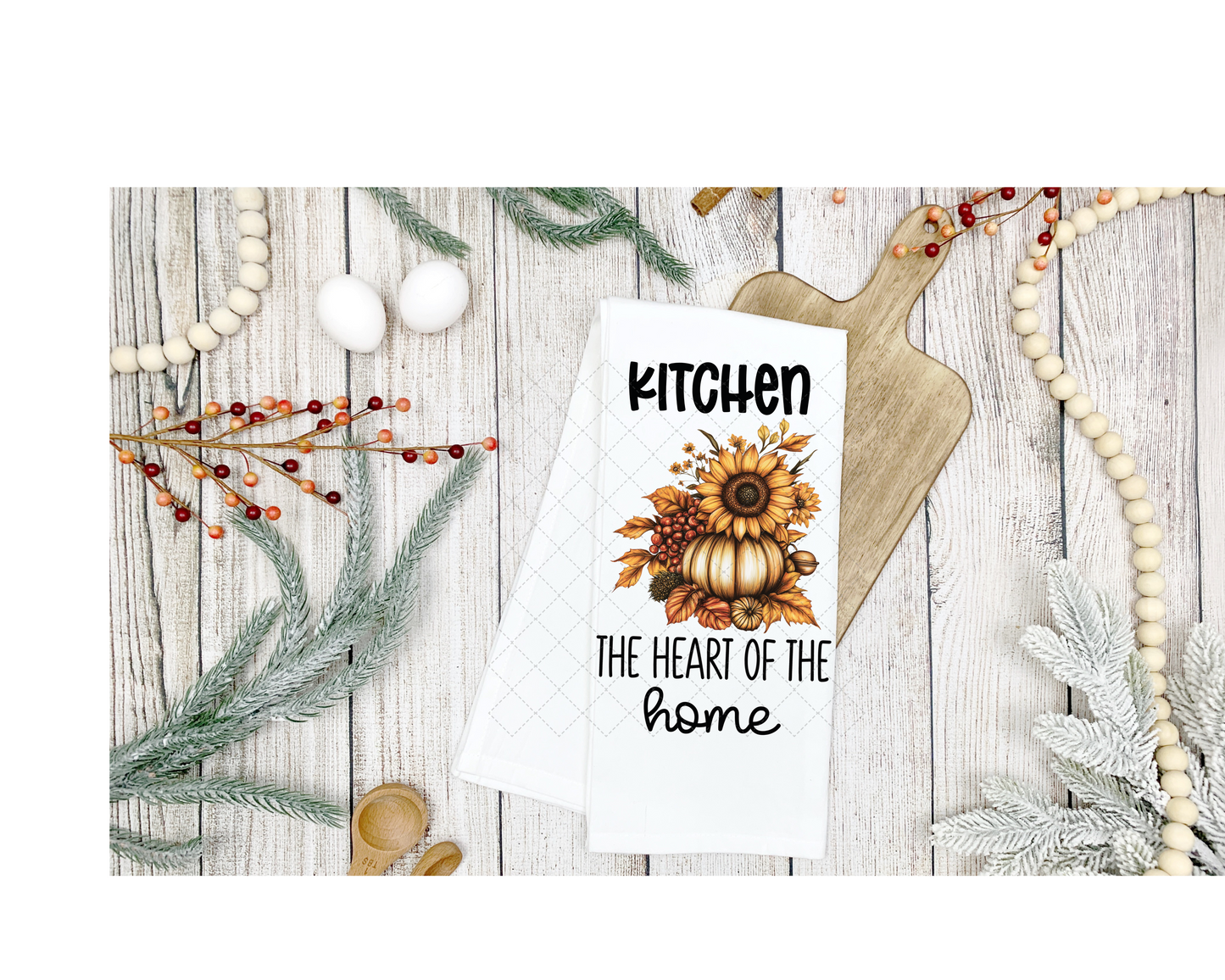 The Heart Of Home Tea Towel Transfer