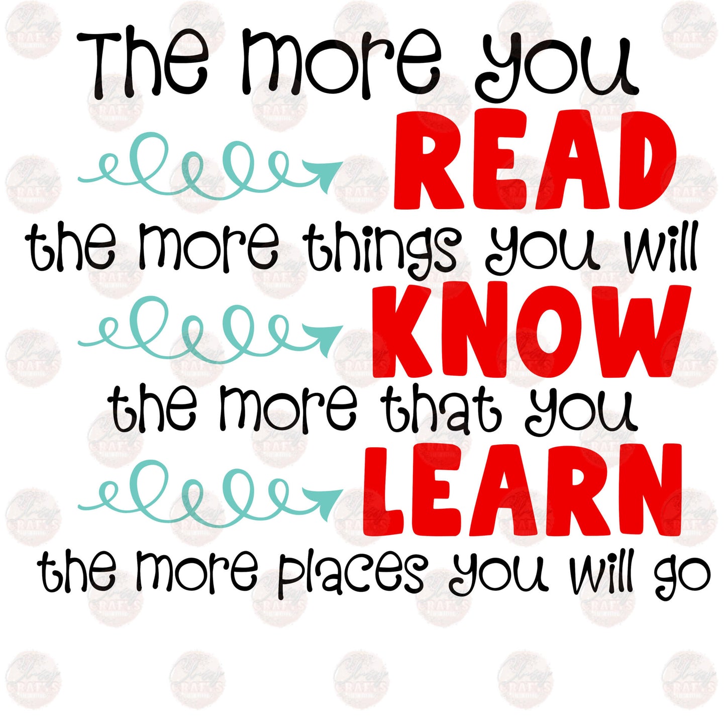 The More You Read Transfer