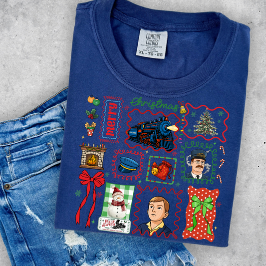 The P Express Christmas Frame Transfer