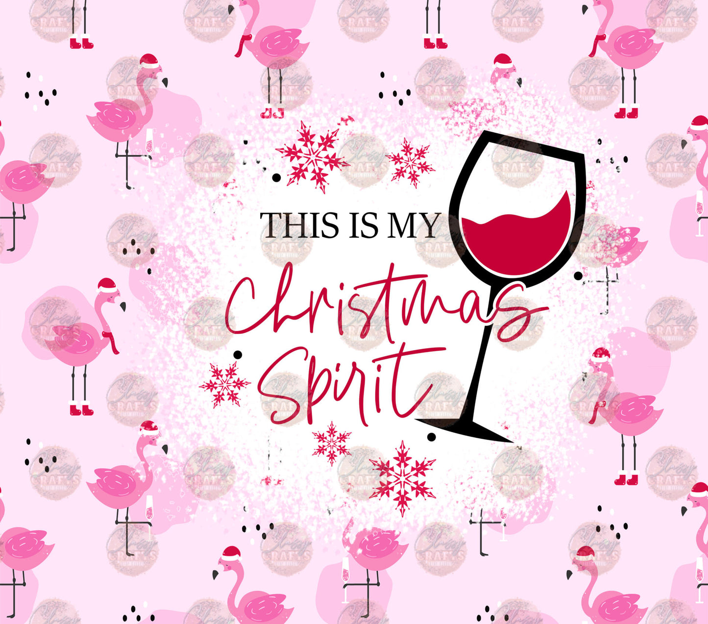 This Is My Christmas Spirit Tumbler Wrap