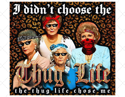 Thug Life Girls Tumbler Wrap