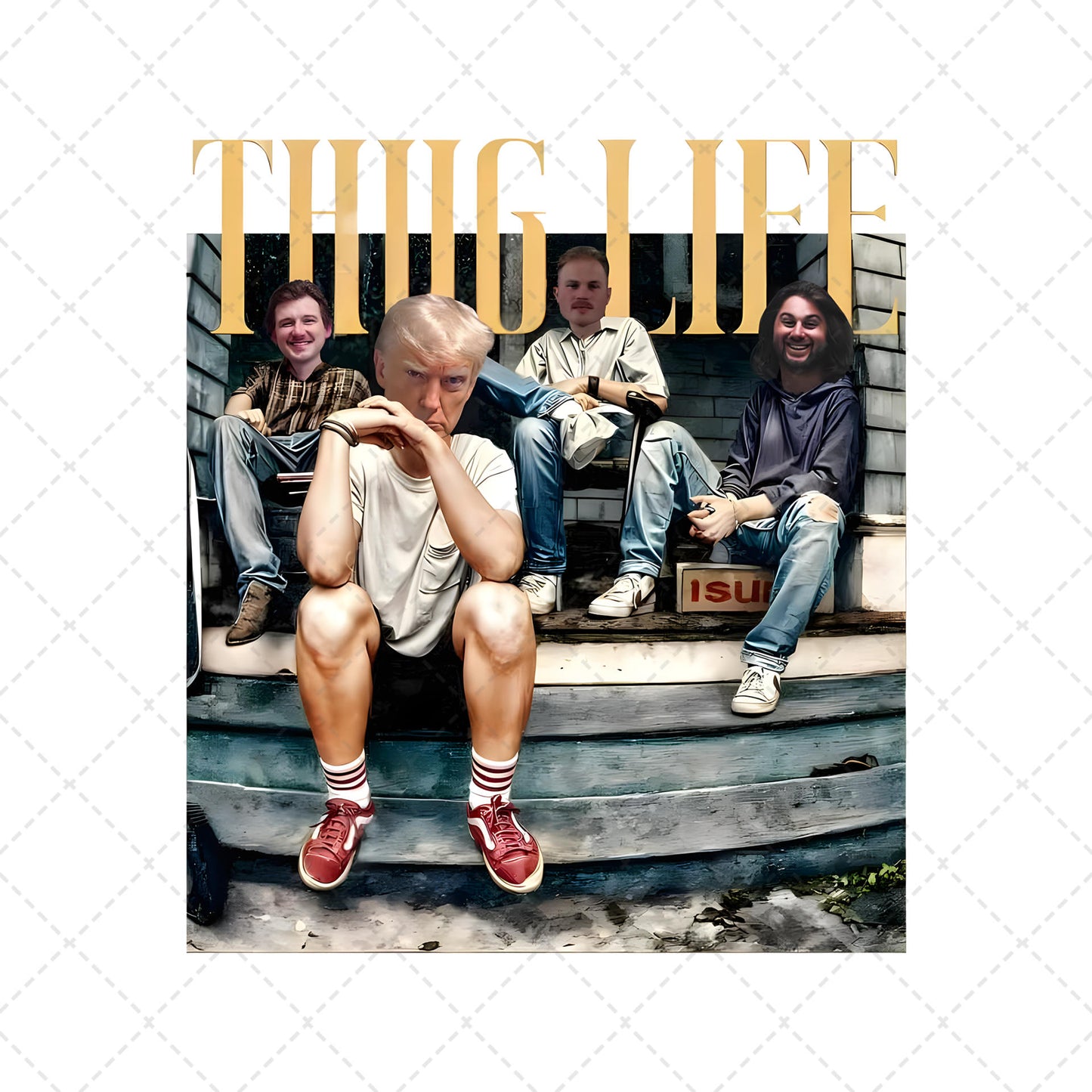 Thug Life Men Tumbler Wrap