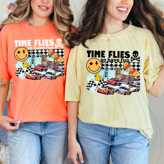 Time Flies So Have Fun Kid Collage Transfer