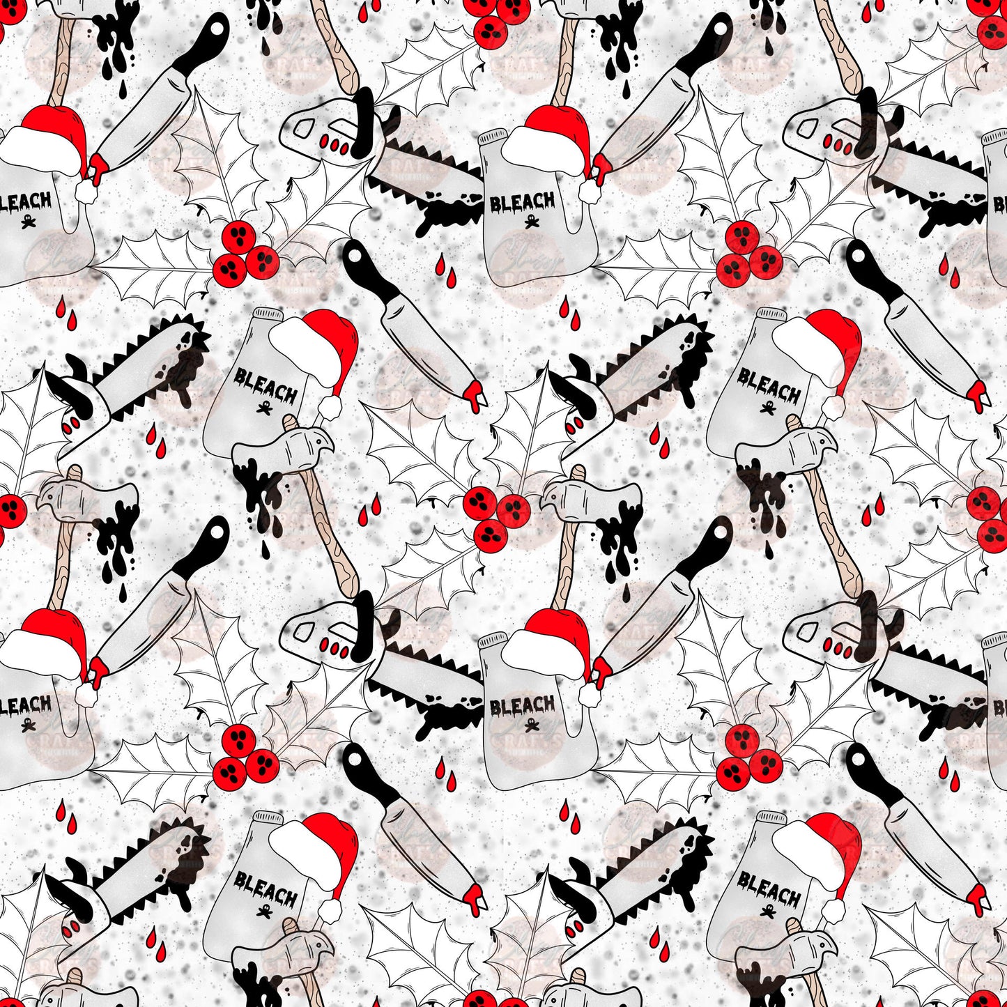 True Crime Santa Seamless Wrap