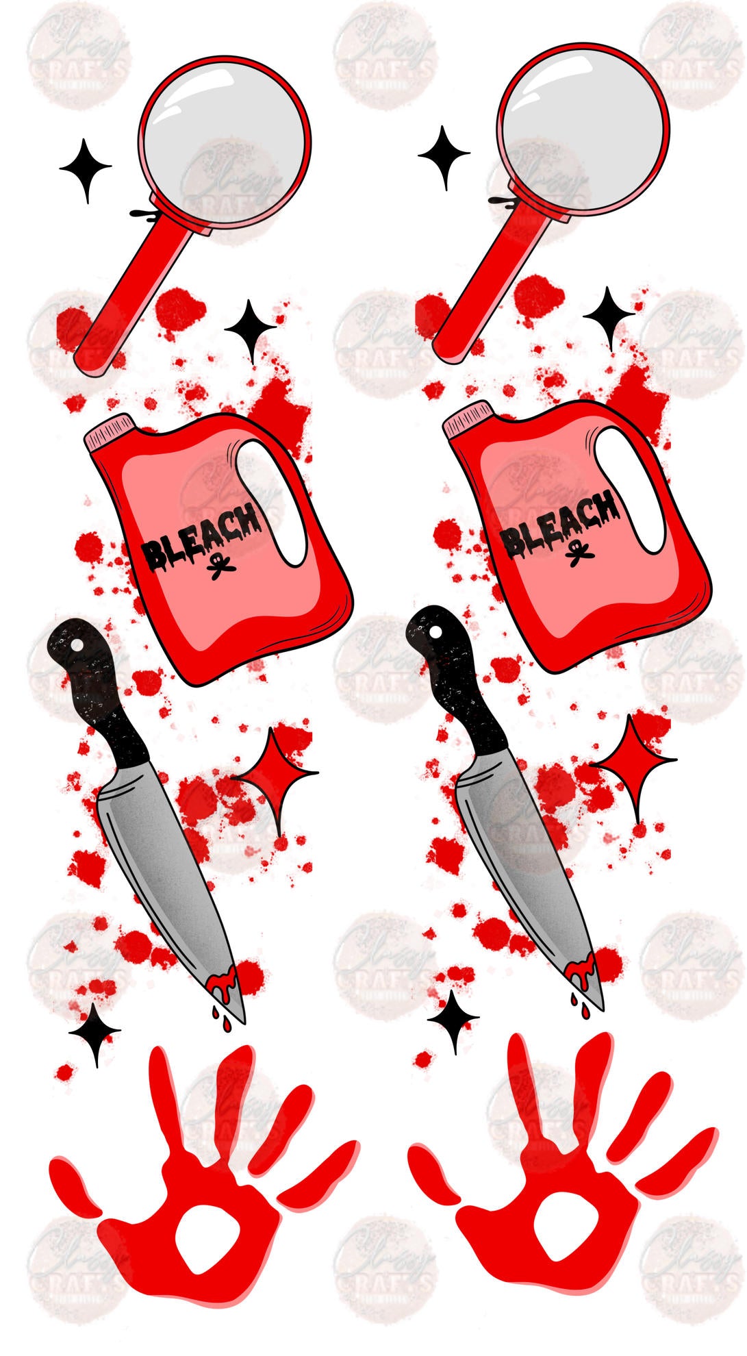True Crime Tattoo Sleeve Transfer