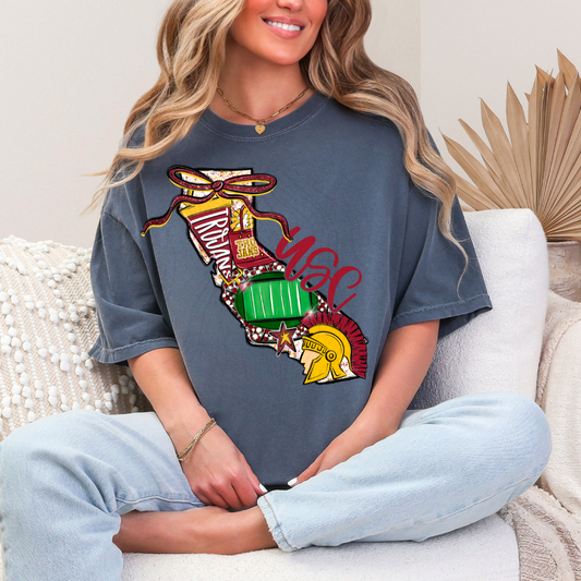 USC Trojans Game Day Coquette Transfer